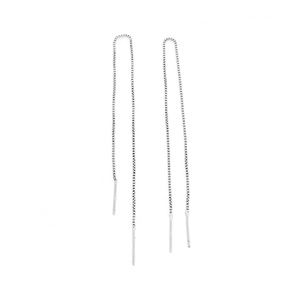 Candymuse Jewelry - *SALE* Earrings Medium Threader Chain Silver Plate Candymuse Jewelry - *SALE* Earrings Medium Threader Chain Silver Plate